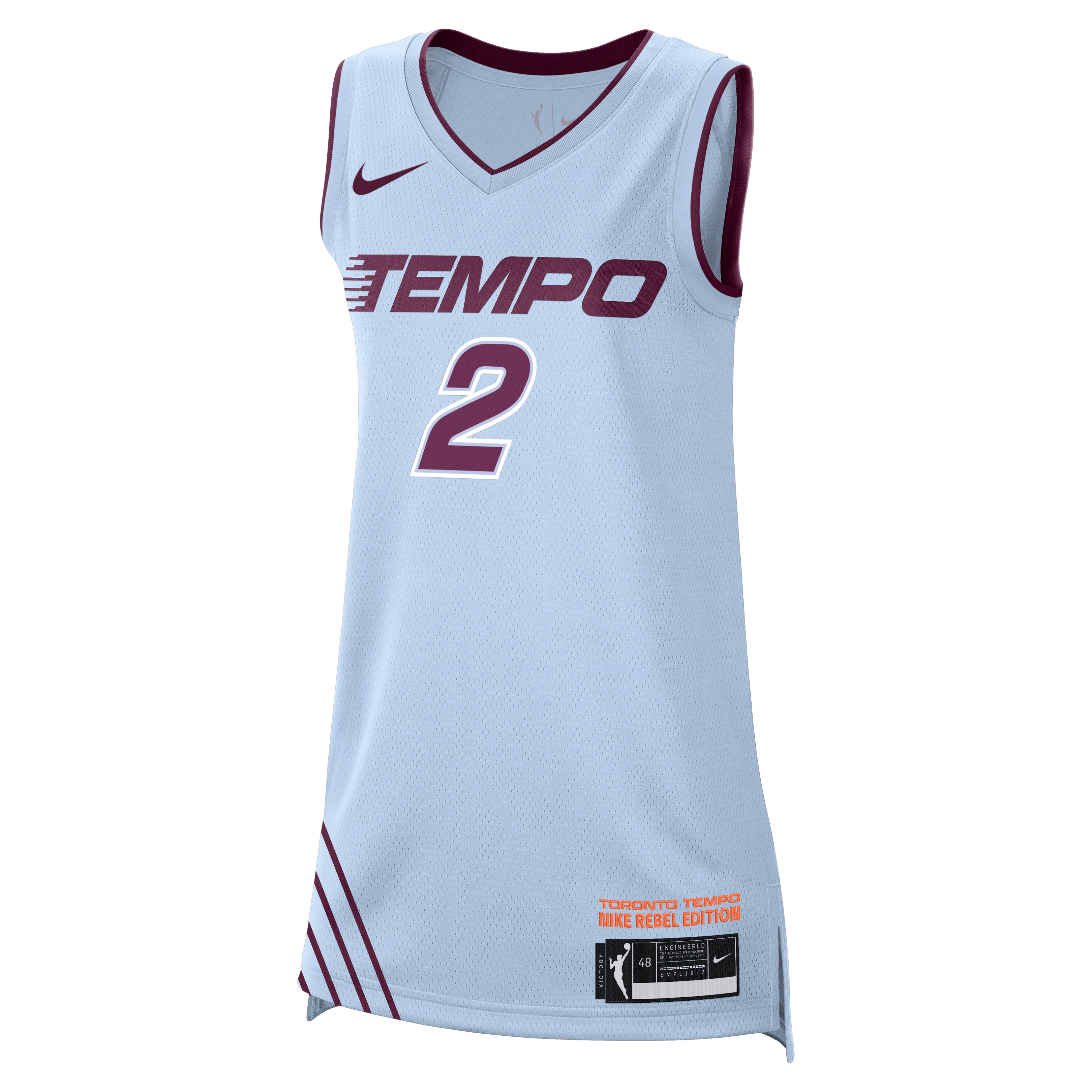 Maillot unisexe Nike Laura Juškaitė bleu hydrogène Toronto Tempo Victory - Édition Rebelle
